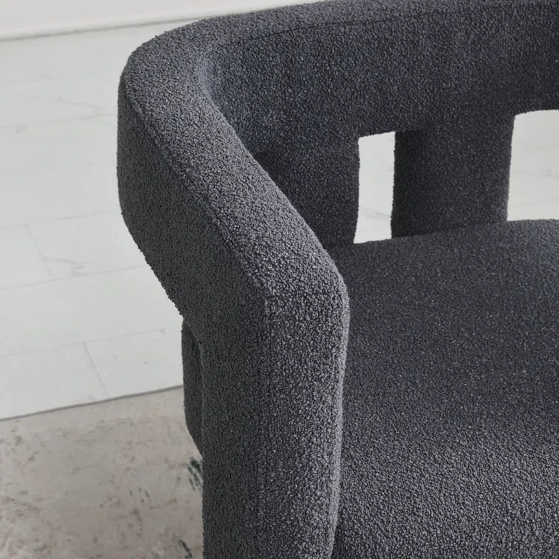 Sillón tapizado Boucle de 24" de ancho (juego de 2)