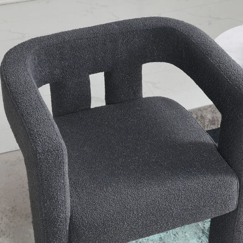 Sillón tapizado Boucle de 24" de ancho (juego de 2)