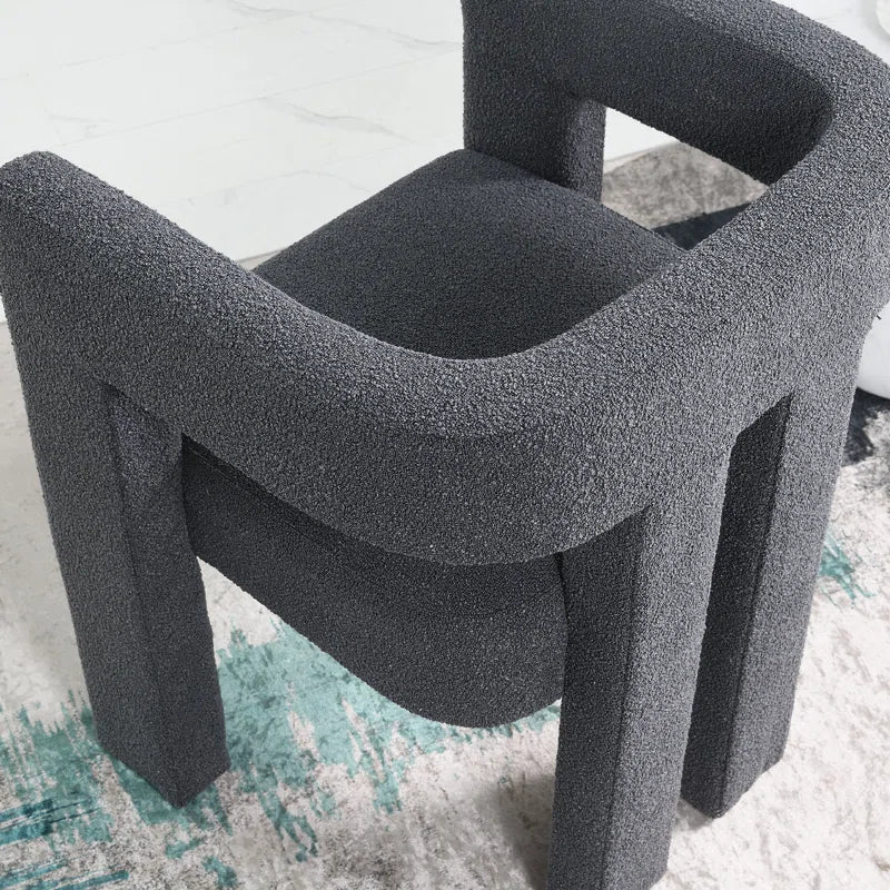 Sillón tapizado Boucle de 24" de ancho (juego de 2)