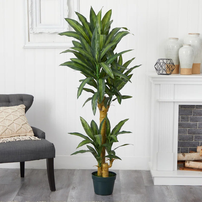 60'' Faux Yucca Plant in Planter