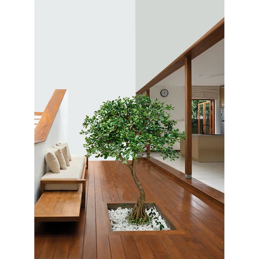 Árbol de hoja perenne de imitación de 75''