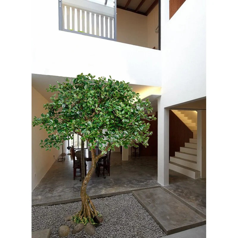 Árbol de hoja perenne de imitación de 75''