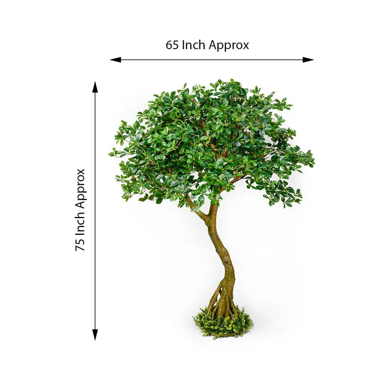 Árbol de hoja perenne de imitación de 75''