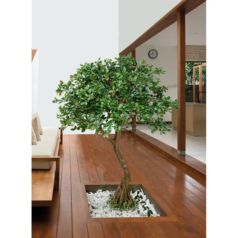 Árbol de hoja perenne de imitación de 75''