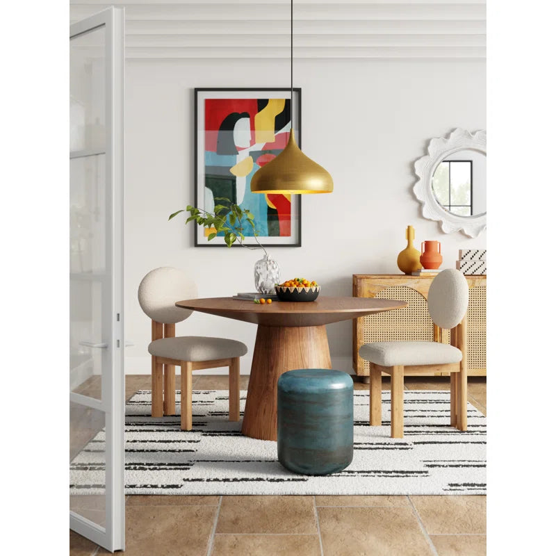 Adara - Mesa de comedor con pedestal