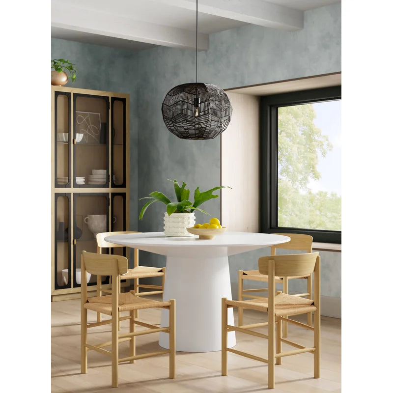 Adara - Mesa de comedor con pedestal