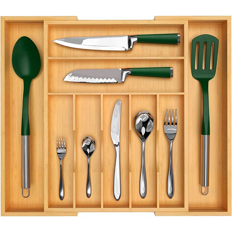 Organizador de cajones para utensilios de cocina