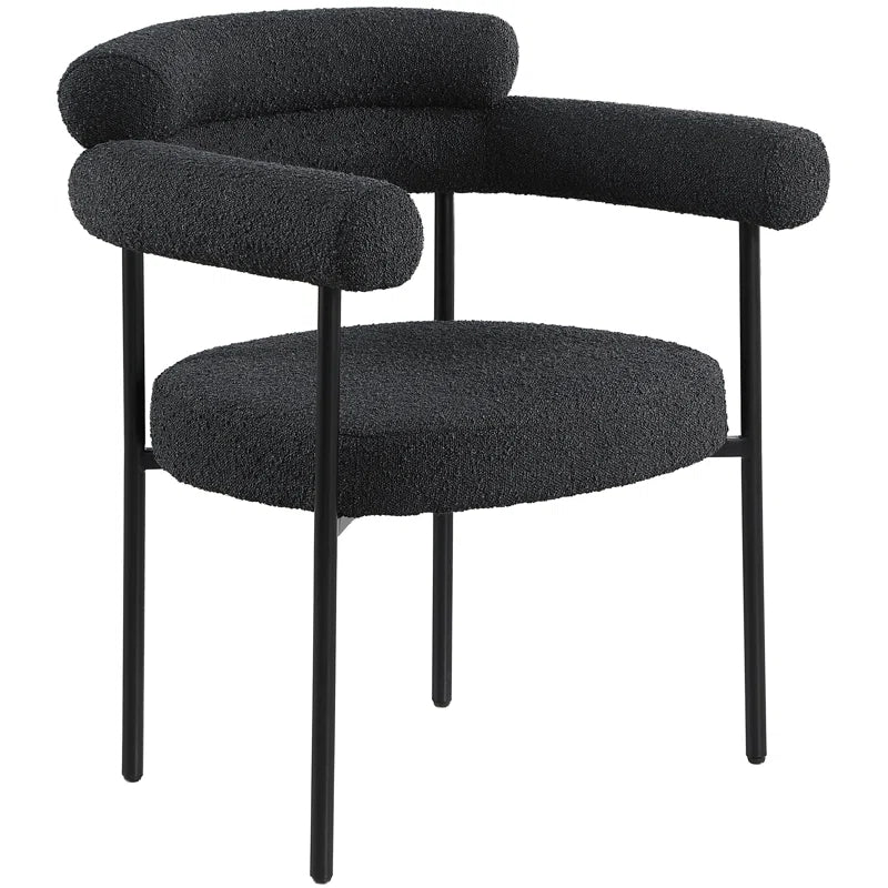 Sillón tapizado Boucle (juego de 2)