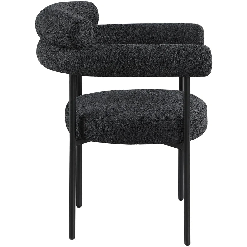 Sillón tapizado Boucle (juego de 2)