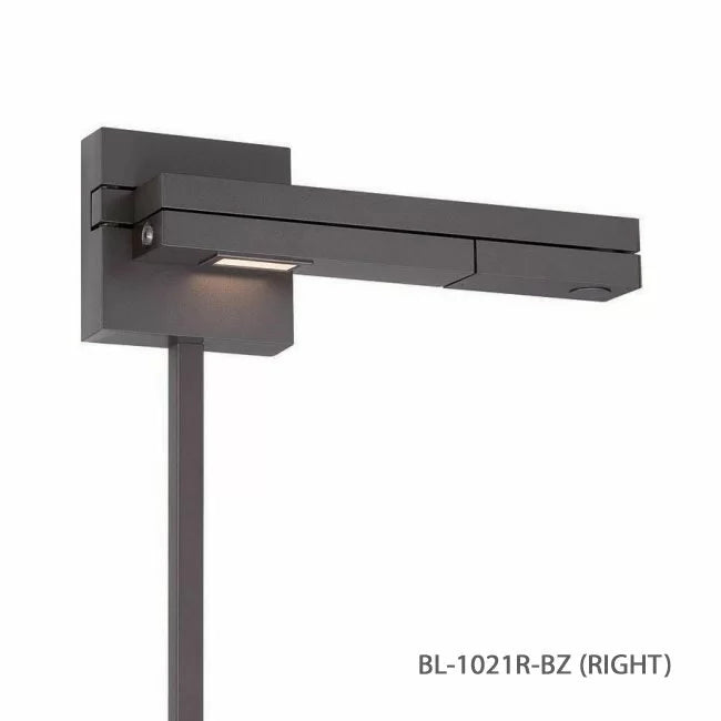 Aplique de brazo oscilante LED de aluminio Bristol