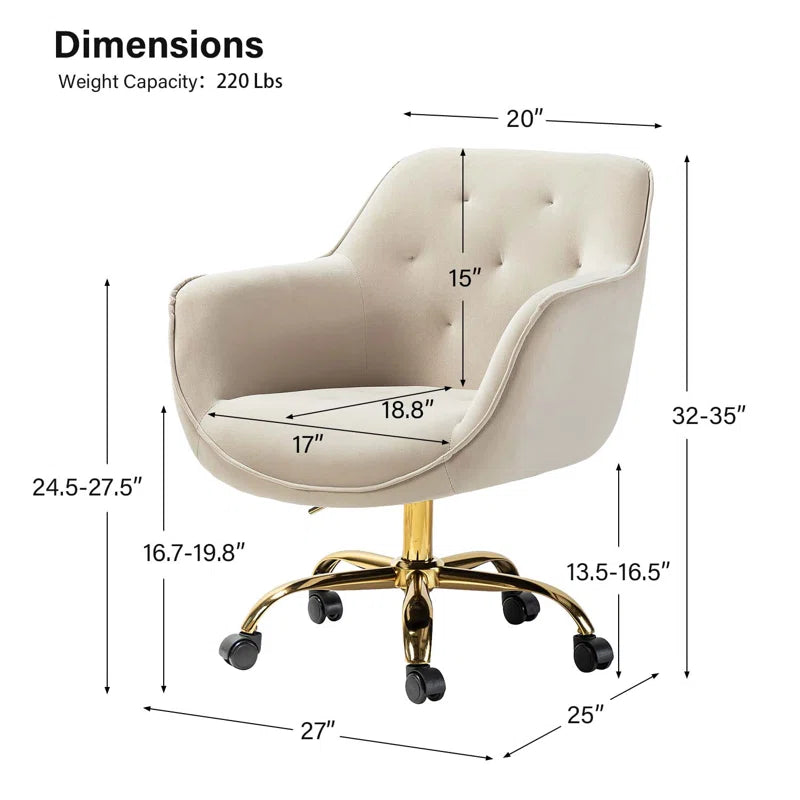 Silla operativa Clio con altura ajustable