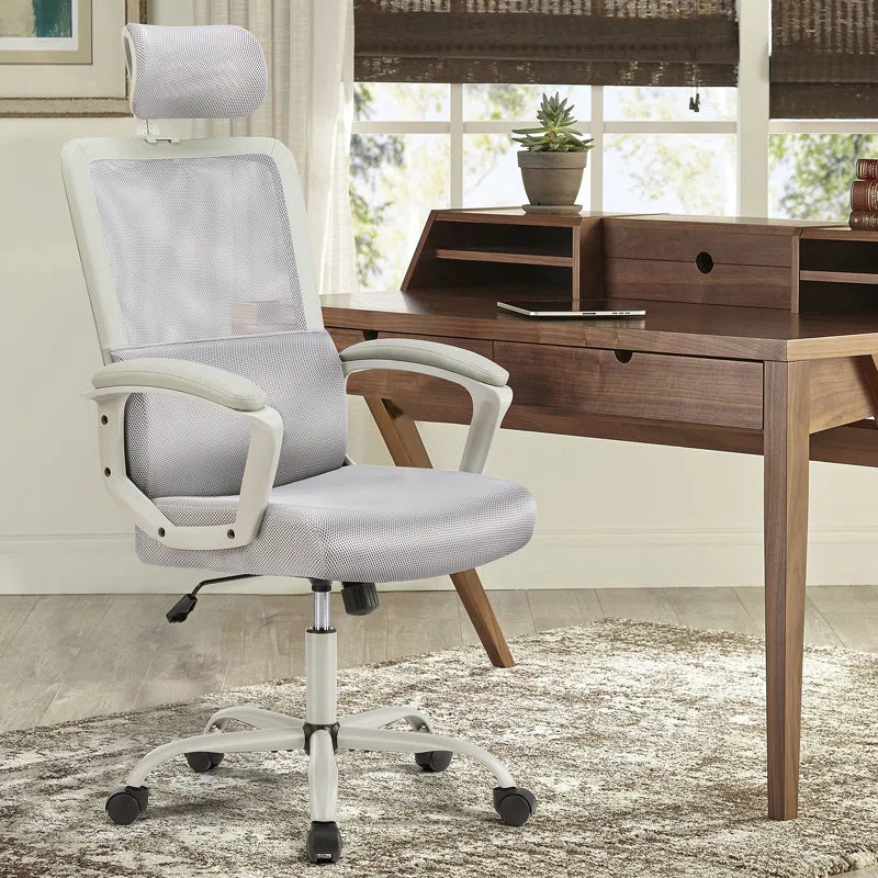 Silla de trabajo ergonómica de malla para computadora de oficina en casa