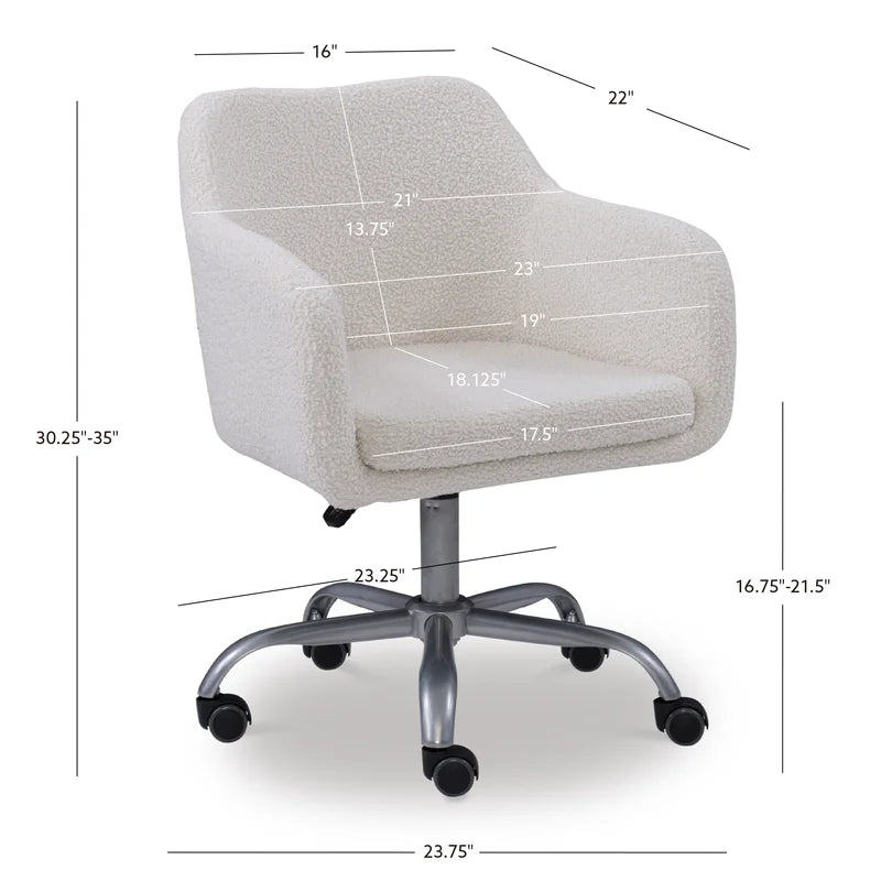 Silla operativa ajustable Kulik Modern Sherpa