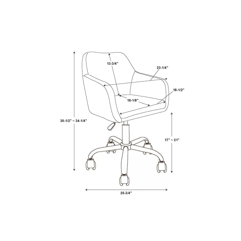 Silla operativa ajustable Kulik Modern Sherpa