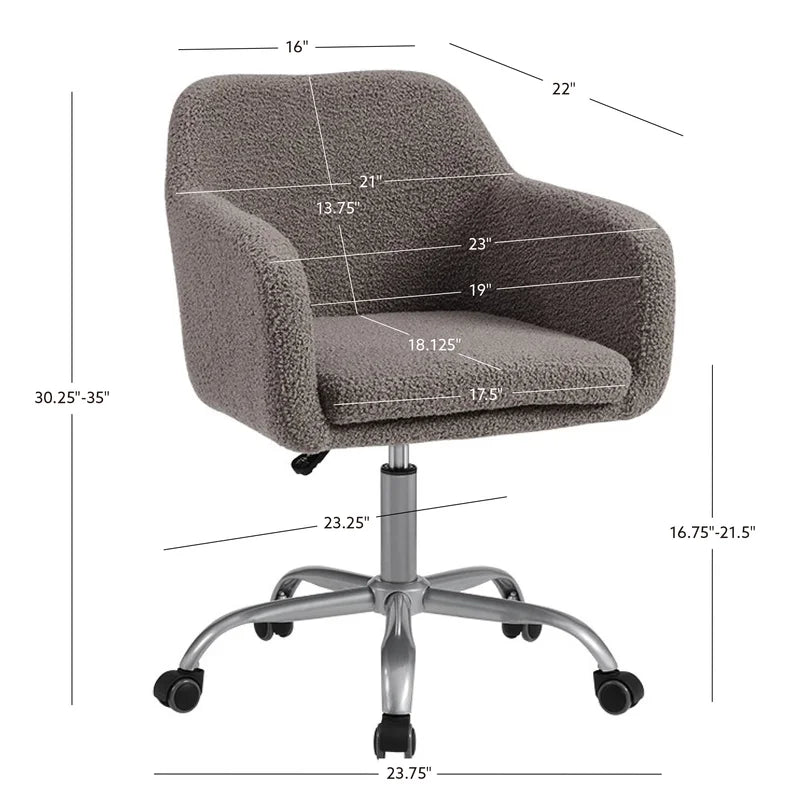 Silla operativa ajustable Kulik Modern Sherpa