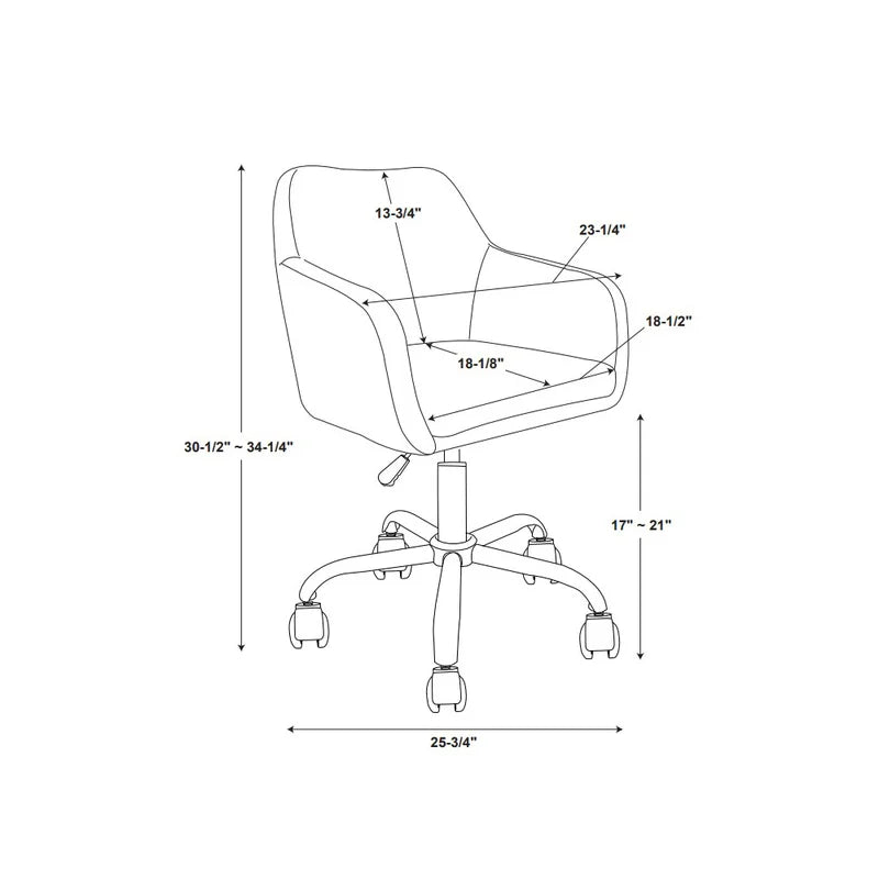 Silla operativa ajustable Kulik Modern Sherpa