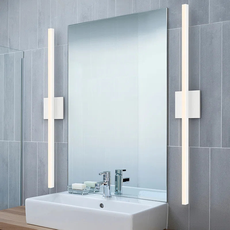 Barra de baño LED regulable de 1 luz Poythress