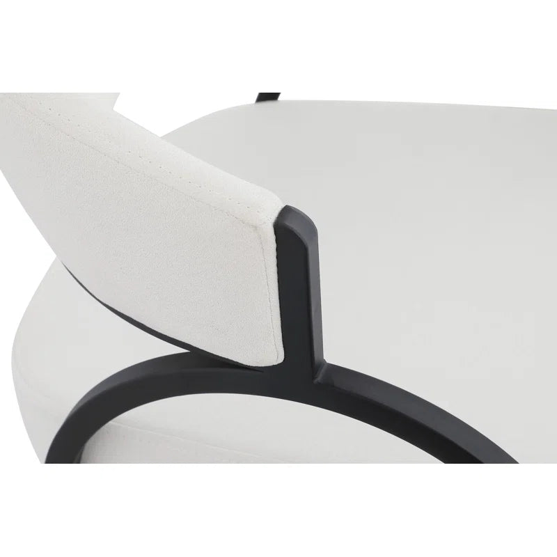 Silla de comedor Privet negra (Juego de 2)