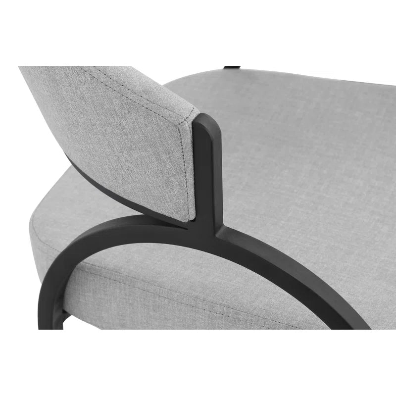 Silla de comedor Privet negra (Juego de 2)