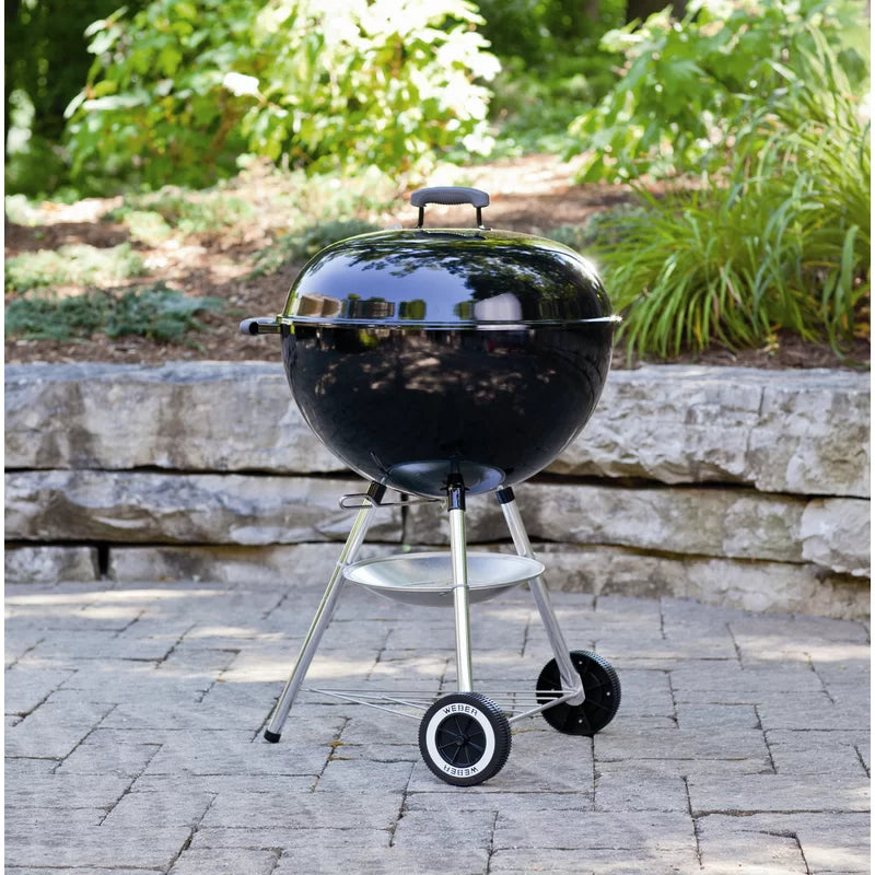 Weber Hervidor negro original de 22"