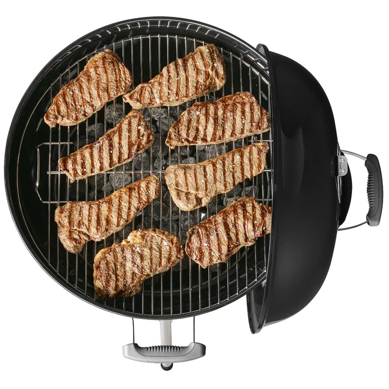 Weber Hervidor negro original de 22"