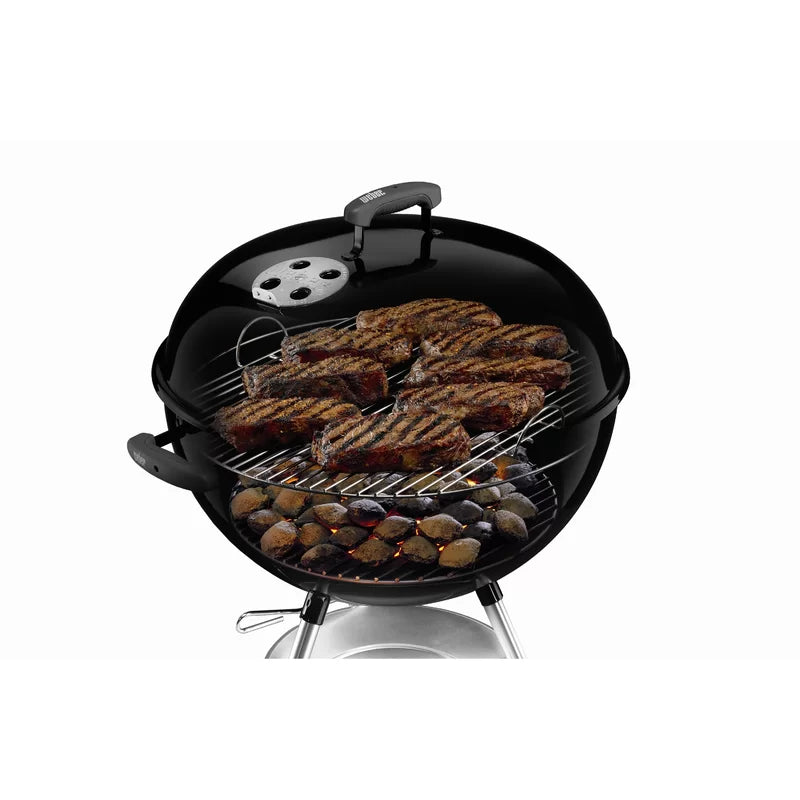 Weber Hervidor negro original de 22"